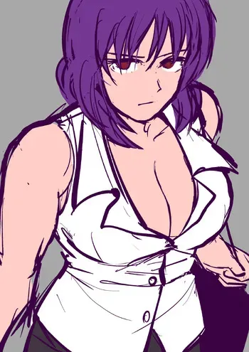 [Sanman-Drill] Kusanagi Motoko (Ghost in the Shell) manga cover