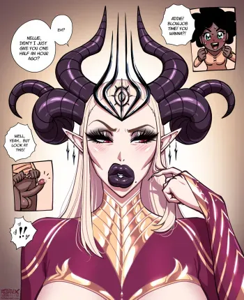Nell & Addie Blowjob (Fellatrix) manga cover