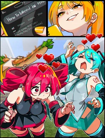 [Snegovski] Mikumikucraft (ft. Teto) (Vocaloid) manga cover