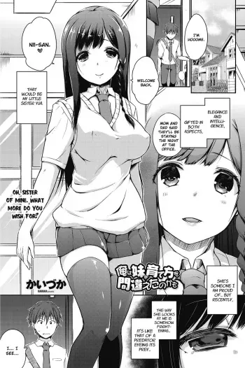 Ore wa Imouto no Sodatekata o Machigaeta Kamo | I Might Have Made a Mistake With How I Raised My Little Sister manga cover