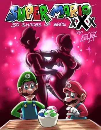 [Psicoero] Super Mario - 50 Shades of Bros [Spanish] manga cover