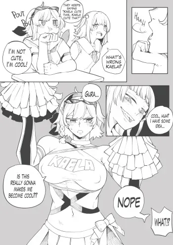 Gura x Kaela manga cover