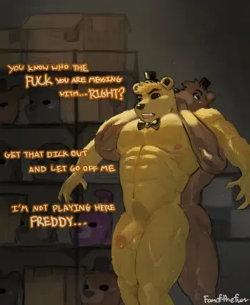 [Fanofthefurr] Forth night at Golden Freddy's manga cover