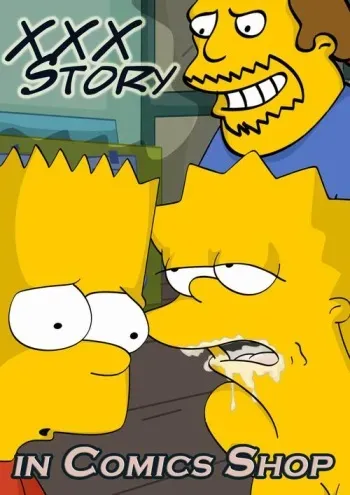 XXX Story In Comics Shop (The Simpsons) manga cover