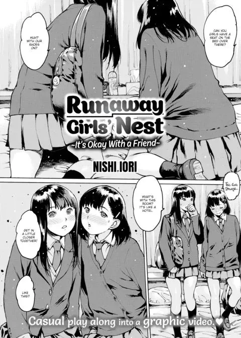 Runaway Girls' Nest ~It's Okay With a Friend~ manga cover