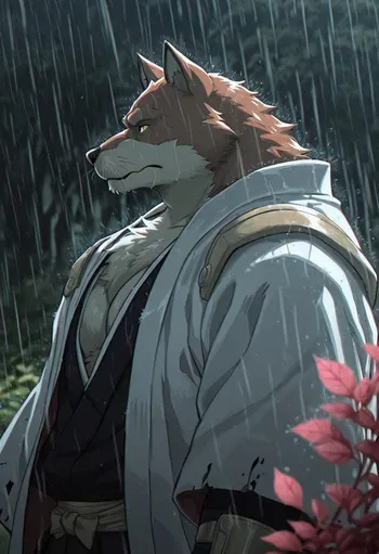 My Sajin Komamura (Bleach) AI creation [AI Generated] manga cover