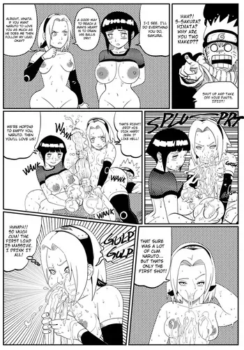 Sakura And Hinata Vs Naruto [Doompypomp] manga cover