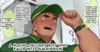 A Macho Delivery Boy Who Falls into Submission manga cover