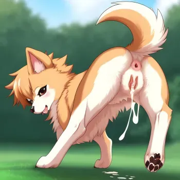 Fur skirts 8 (Feral Furry Hentai) manga cover