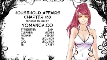 Household Affairs Ch. 23 manga cover