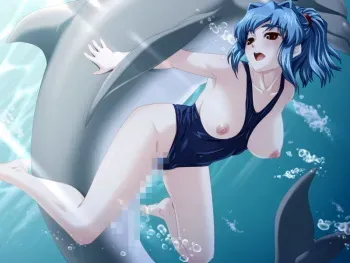 Girls and Dolphins? Hentai manga cover