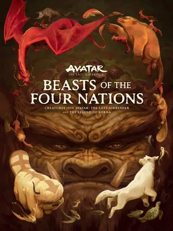 Beasts of the Four Nations - Creatures from Avatar - The Last Airbender and The Legend of Korra manga cover