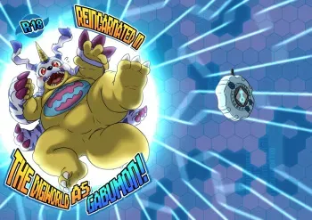 Reincarnated in the Digiworld as Gabumon! 1 manga cover