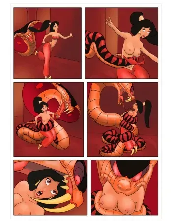 [Nyte] Jasmine's Dying Wish (Aladdin) manga cover