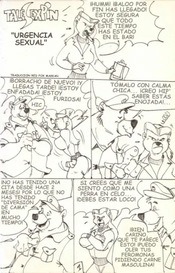 [Wolfwood] TailSexPin "Sex Urges" (TaleSpin) [Spanish] manga cover