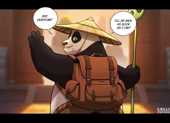 [Lollipopcon] Tigress & Master Shifu (Kung Fu Panda) manga cover