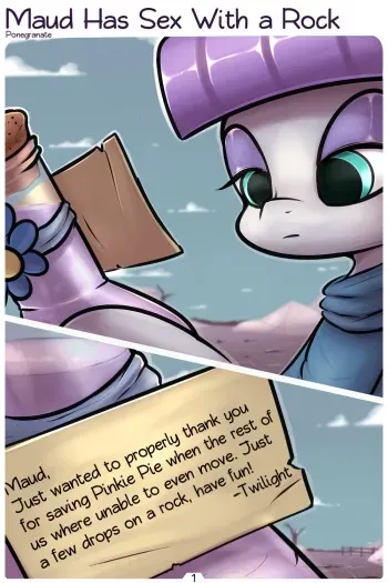 [Ponegranate] Maud Has Sex With a Rock (My Little Pony: Friendship is Magic) manga cover