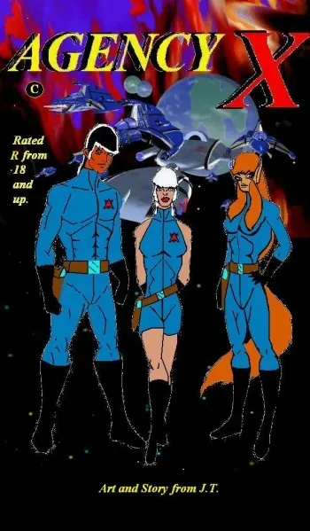 X Agency First Mission Issue One, Two, Three, Four and Five. manga cover