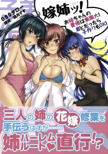 [Obakyu-Taro, Momoduki Suzu] Yome Ane! - Onee-chan no Aijou wa Mugendai! Otouto to Dattara Kozukuri mo OK! manga cover