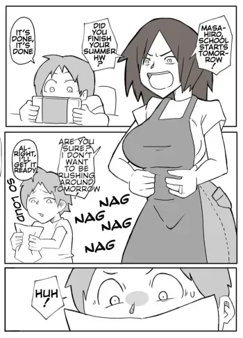 My Mother Helps With My Summer HW manga cover