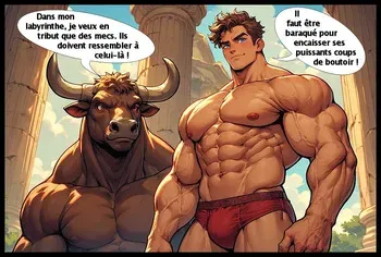 Theme: Minotaur – Part 1 – [AI Generated] – [FRENCH] manga cover