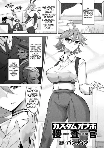 Custom Onahole Investigator - manga cover