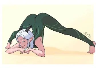 [dude-doodle] Rayla (The Dragon Prince) manga cover