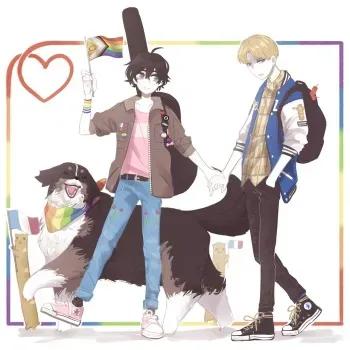 [popopoka] Pride Month manga cover
