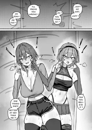 Kronii X Kaela 3P SEX manga cover