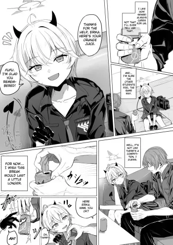 Erika Hatami wants to experience it manga cover