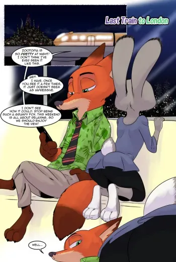 [Akiric] Last Train To London (Zootopia) manga cover