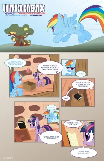 [Syoee_B] A Fun Trick | Un Truco Divertido (My Little Pony: Friendship is Magic) [Spanish] [LKNOFansub] manga cover