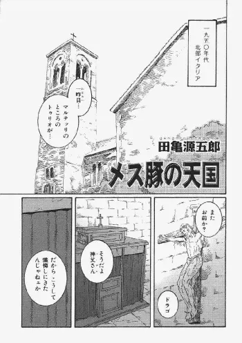 [田亀源五郎] メス豚の天国 manga cover