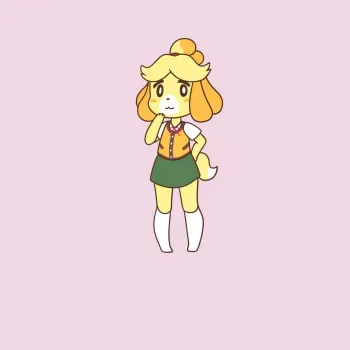 Pompuffy - Animal Crossing Isabelle Weight Gain Sequence 2 manga cover