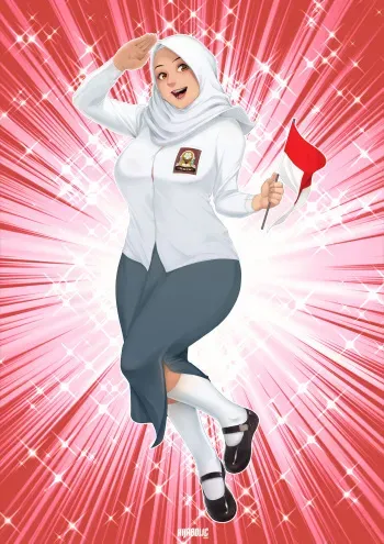 [Hijabolic(Zephyros)] SMU-chan Independence Day 76th [Fanbox] manga cover