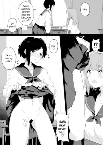 Do-M Kanojo ga No-Pan Toukou shita Yuri Coup | Super Masochist Girl Goes to School With No Panties manga cover