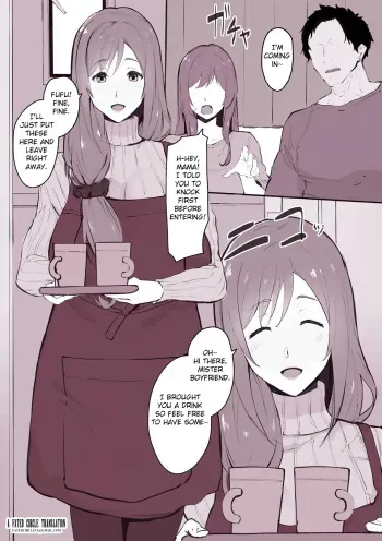 Musume no Karesi ni Netorare Tyau Mama-san manga cover