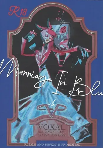 (WELCOME TO HELL'S HOTEL GW2024) [CRAZY SUPER RAYS (Abarabami)] Marriage In Blue (Hazbin Hotel) manga cover