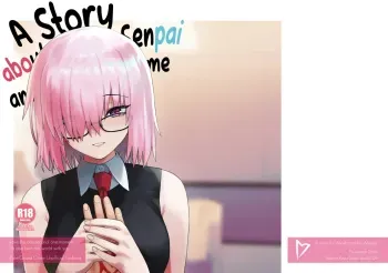 A story about Senpai and me manga cover