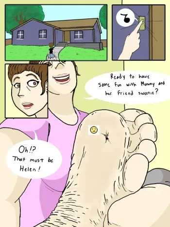 Mom's "Incredible" Friend manga cover