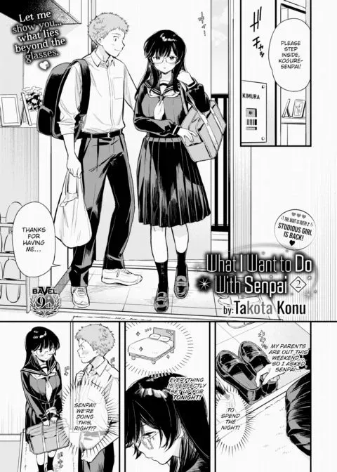 What I Want to Do With Senpai 2 manga cover