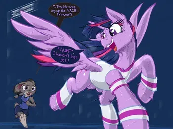 [Various] The Twilight Sparkle vs. Judy Hopps Runner Saga manga cover