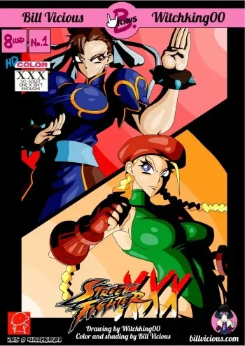 [Bill Vicious] Street Fighter XXX manga cover