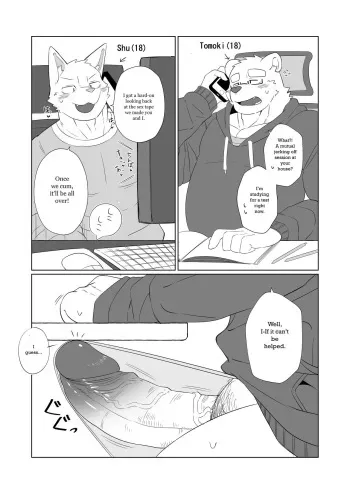 Masturbation with friends manga cover