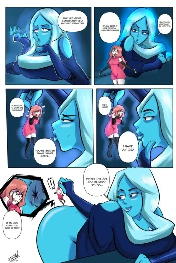 [Fran-Arts uwu] New Diamond Assistant (Steven Universe) manga cover