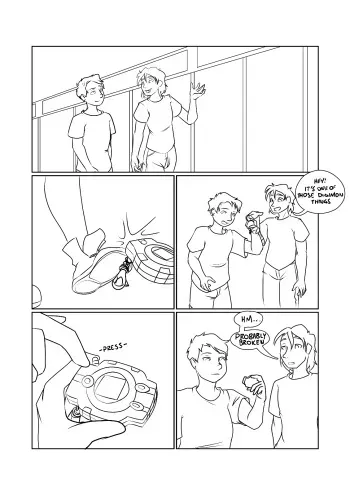 [Halcy0n] Playtime in a Digital World (Digimon Tamers) manga cover