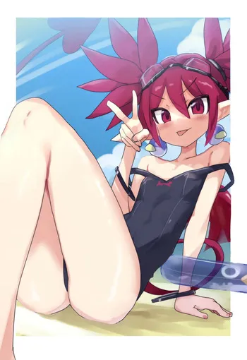 [じゃんくピーナッツ] 水着エトナの季節が来た (魔界戦記ディスガイア) manga cover