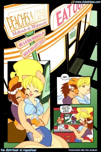 [Miu] Peaches & Cream: Malteada de Media Moche [Spanish] [Red Fox Makkan] manga cover
