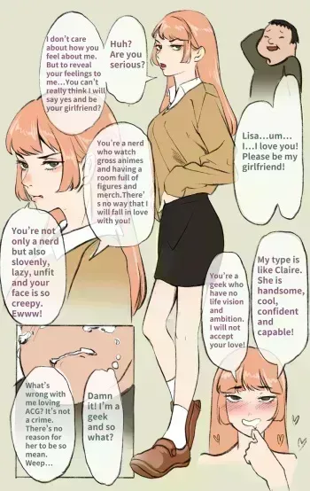 Stained Lesbian manga cover
