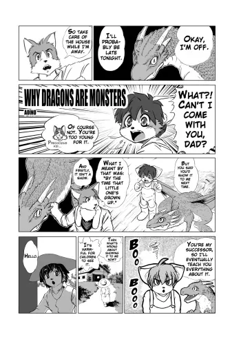 Why Dragons are Monsters manga cover